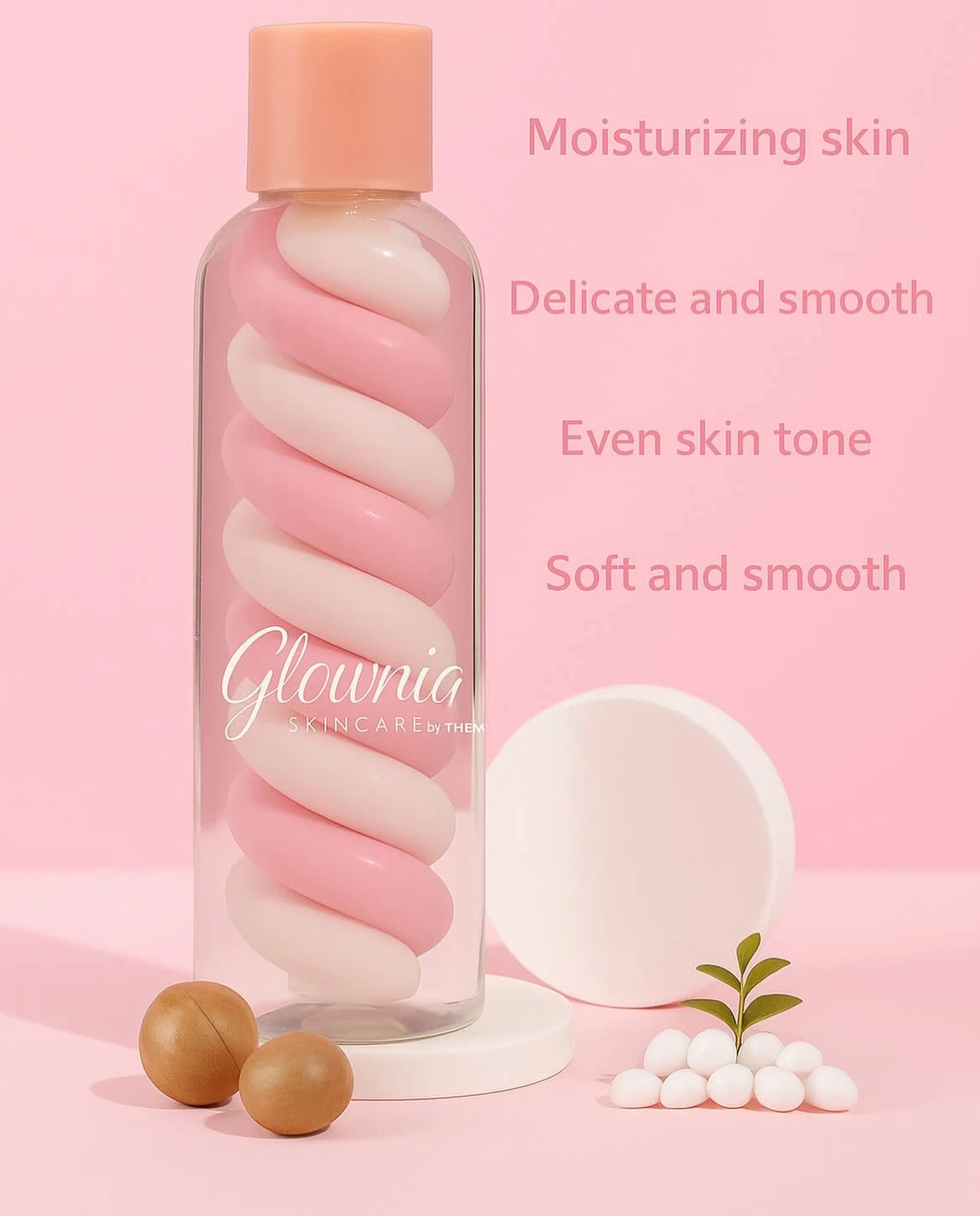 Body moisturising and smoothing